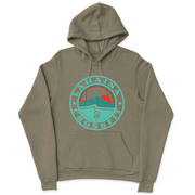 Mens 2X-Large OLIVE Hooded T-Shirt