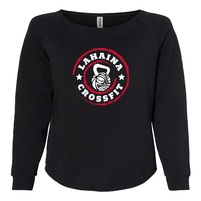 Womens 2X-Large BLACK CrewNeck