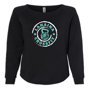 Womens 2X-Large BLACK CrewNeck