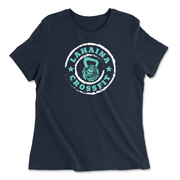 Womens 2X-Large NAVY Relaxed Jersey T-Shirt