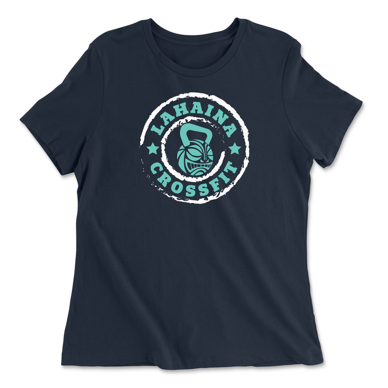 Womens 2X-Large NAVY Relaxed Jersey T-Shirt