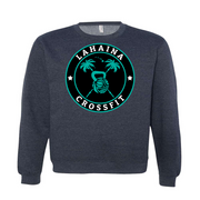 Mens 2X-Large CLASSIC_NAVY_HEATHER Midweight Sweatshirt