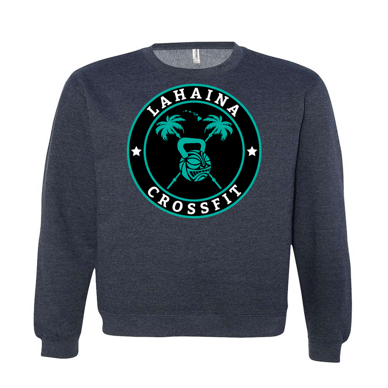Mens 2X-Large CLASSIC_NAVY_HEATHER Midweight Sweatshirt