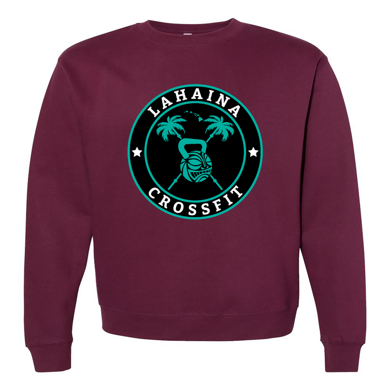 Mens 2X-Large MAROON Midweight Sweatshirt