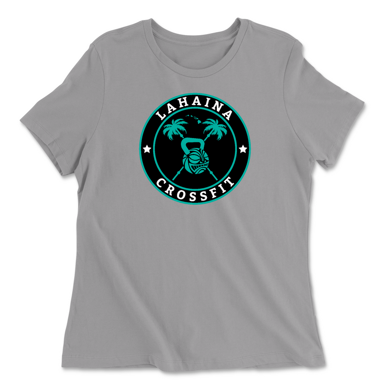 Womens 2X-Large SOLID_ATHLETIC_GREY Relaxed Jersey T-Shirt