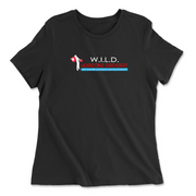 Womens 2X-Large BLACK Relaxed Jersey T-Shirt