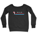 Womens 2X-Large BLACK CrewNeck