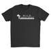Mens 2X-Large BLACK T-Shirt