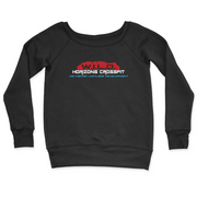 Womens 2X-Large BLACK CrewNeck