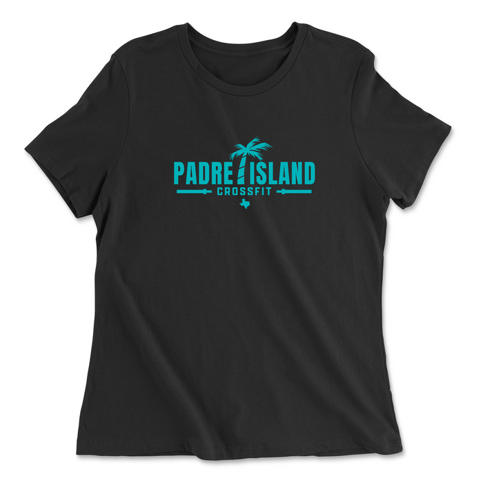 Padre Island CrossFit Blue Womens - Relaxed Jersey T-Shirt