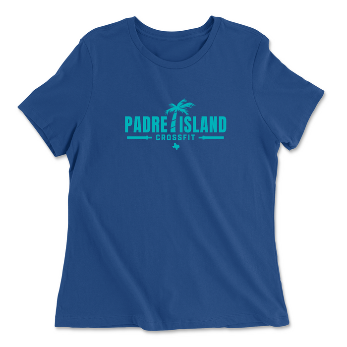 Padre Island CrossFit Blue Womens - Relaxed Jersey T-Shirt