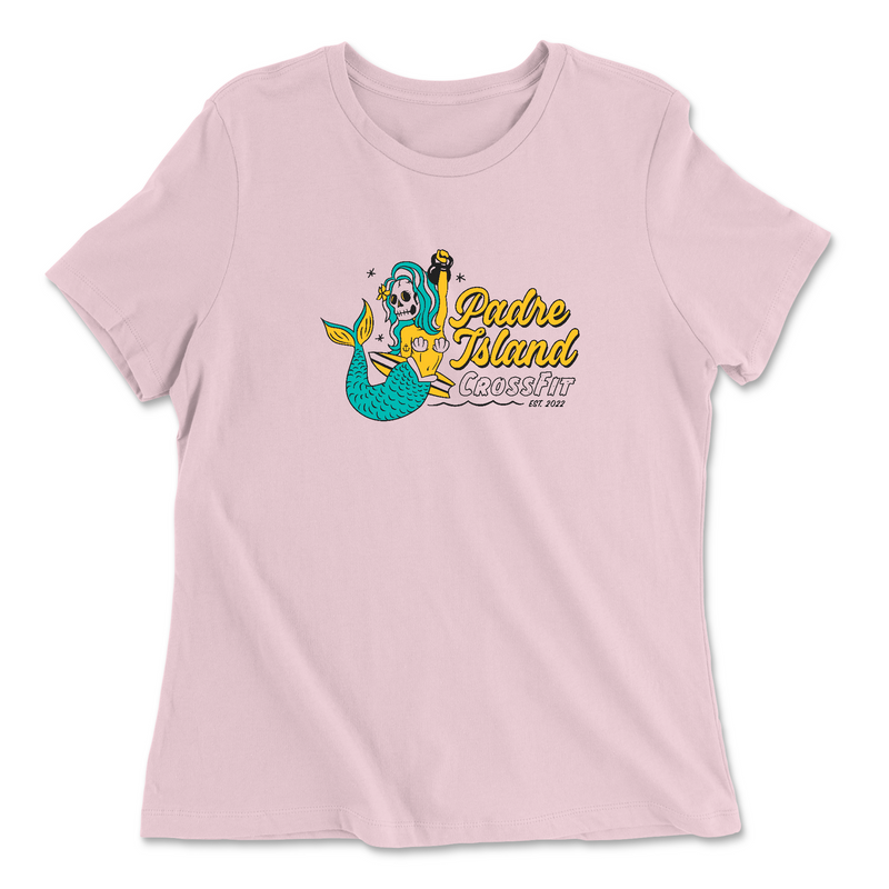 Padre Island CrossFit Mermaid Womens - Relaxed Jersey T-Shirt
