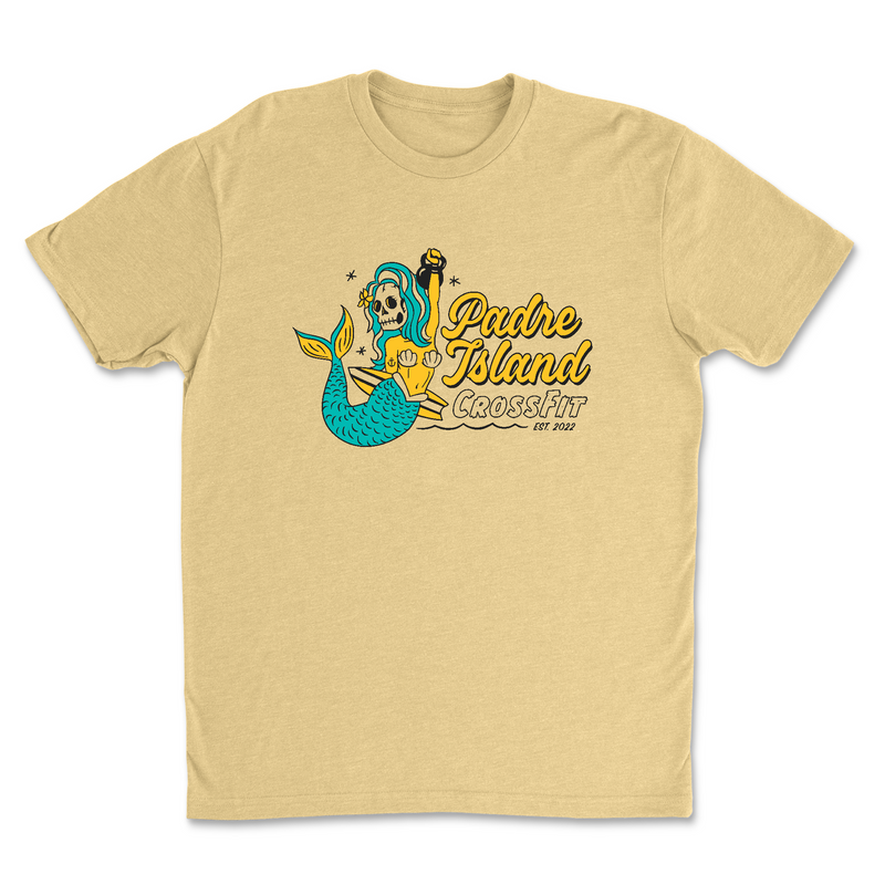 Padre Island CrossFit Mermaid Mens - T-Shirt