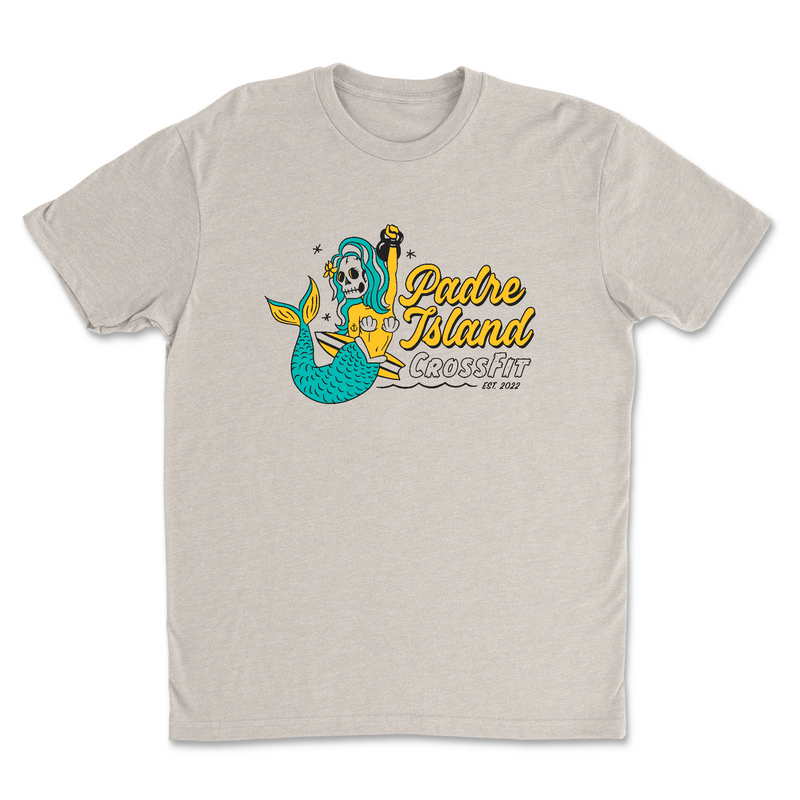 Padre Island CrossFit Mermaid Mens - T-Shirt