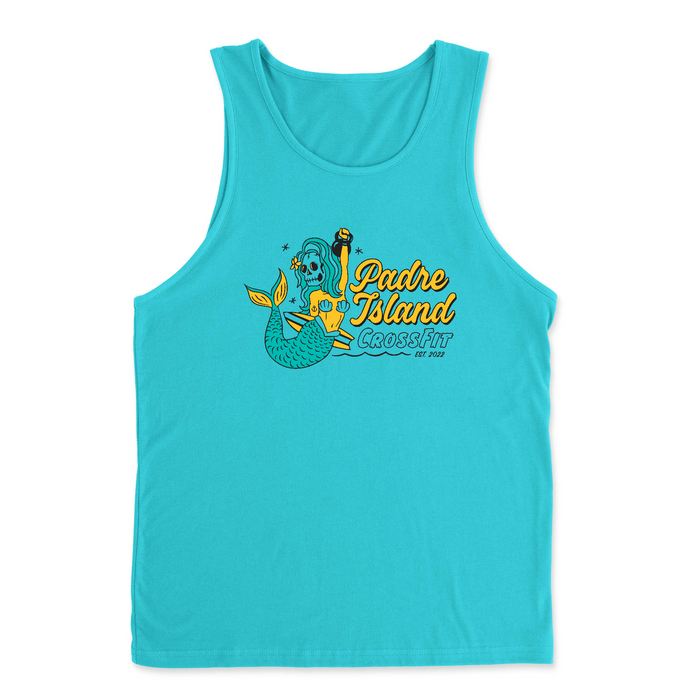 Padre Island CrossFit Mermaid Mens - Tank Top