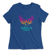 Womens 2X-Large TRUE_ROYAL Relaxed Jersey T-Shirt
