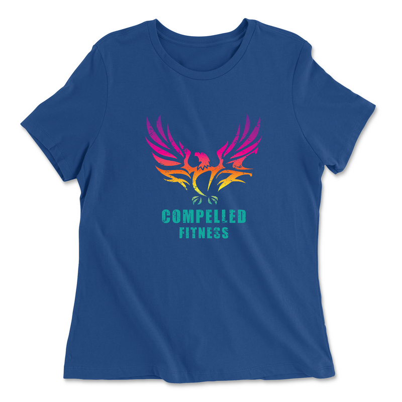 Womens 2X-Large TRUE_ROYAL Relaxed Jersey T-Shirt