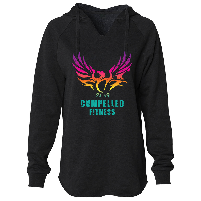 Womens 2X-Large BLACK Hoodie