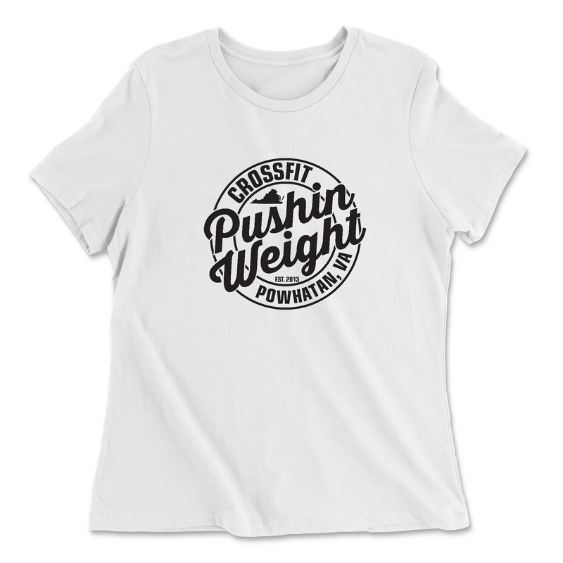 Womens 2X-Large WHITE Relaxed Jersey T-Shirt