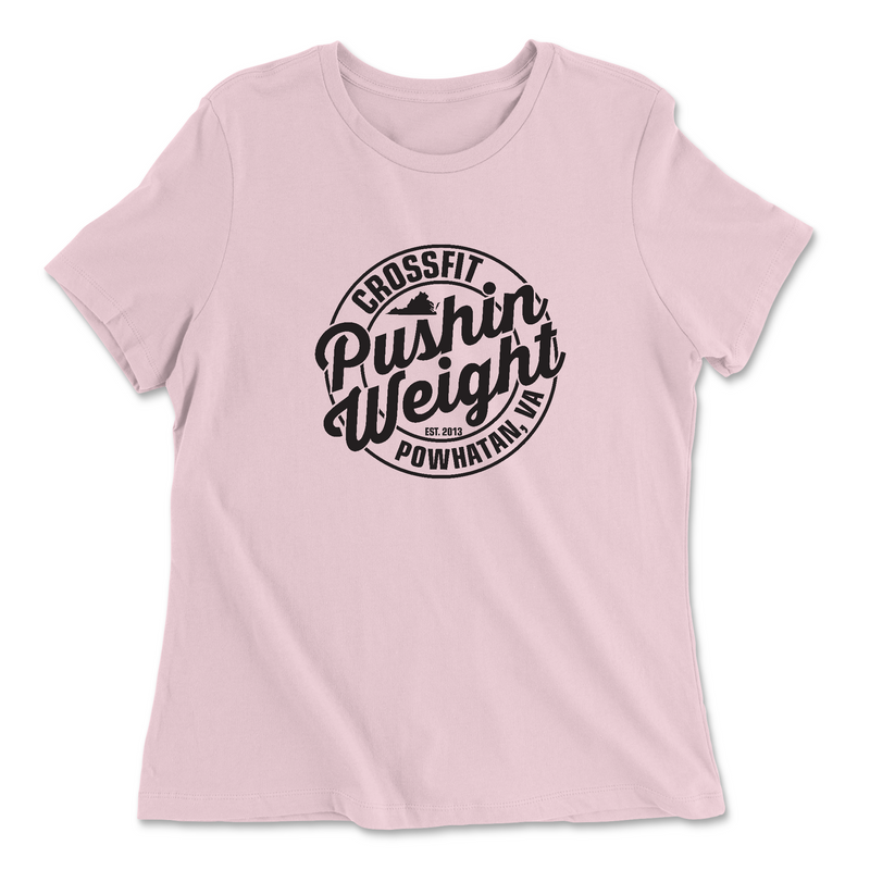 Womens 2X-Large PINK Relaxed Jersey T-Shirt