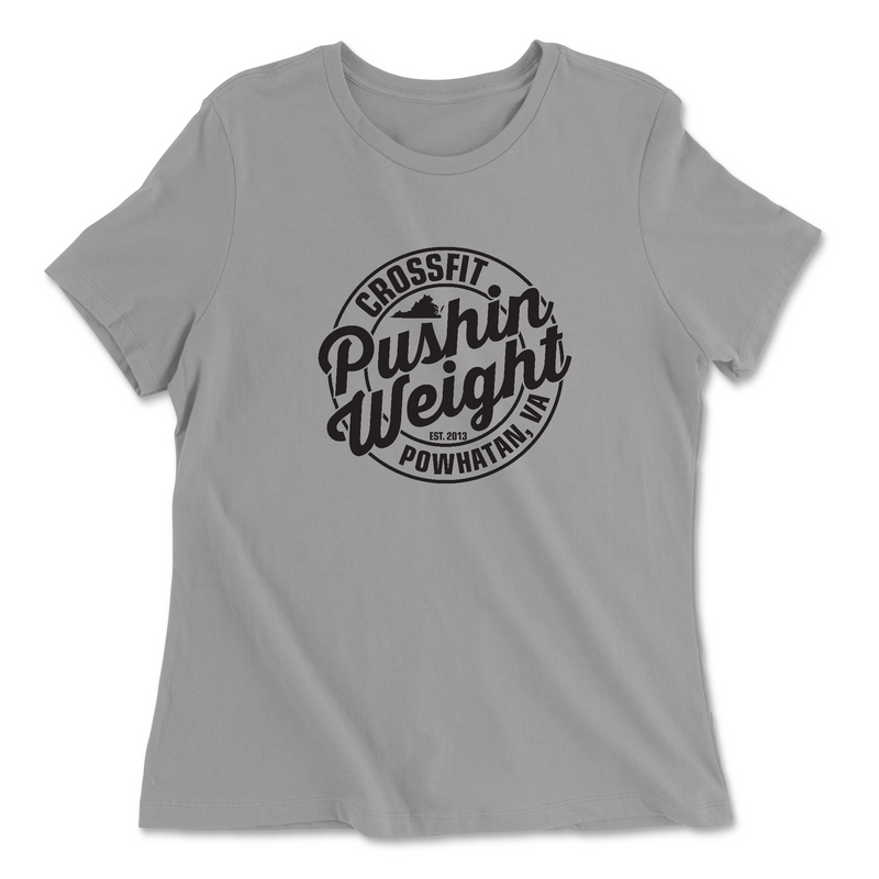 Womens 2X-Large SOLID_ATHETIC_GREY Relaxed Jersey T-Shirt