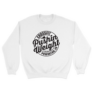 Mens 2X-Large WHITE Midweight Sweatshirt