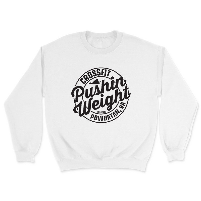 Mens 2X-Large WHITE Midweight Sweatshirt