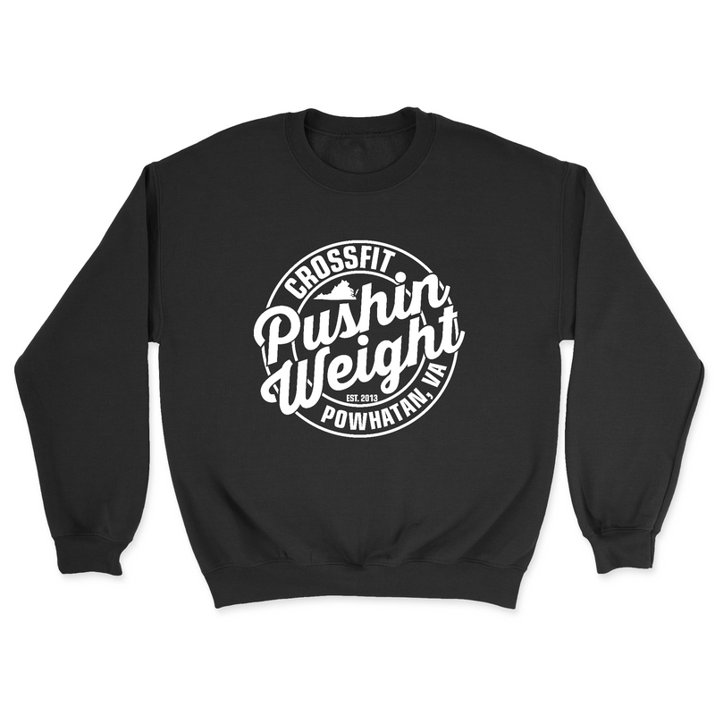 Mens 2X-Large BLACK Midweight Sweatshirt