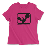 Womens 2X-Large BERRY Relaxed Jersey T-Shirt