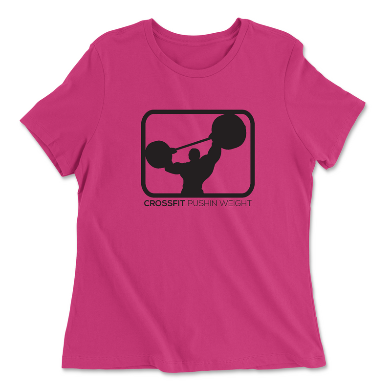 Womens 2X-Large BERRY Relaxed Jersey T-Shirt