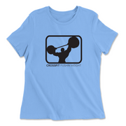Womens 2X-Large CAROLINA_BLUE Relaxed Jersey T-Shirt
