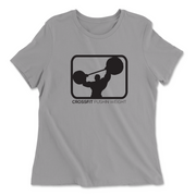 Womens 2X-Large SOLID_ATHETIC_GREY Relaxed Jersey T-Shirt