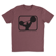 Mens 2X-Large HEATHER_MAROON T-Shirt