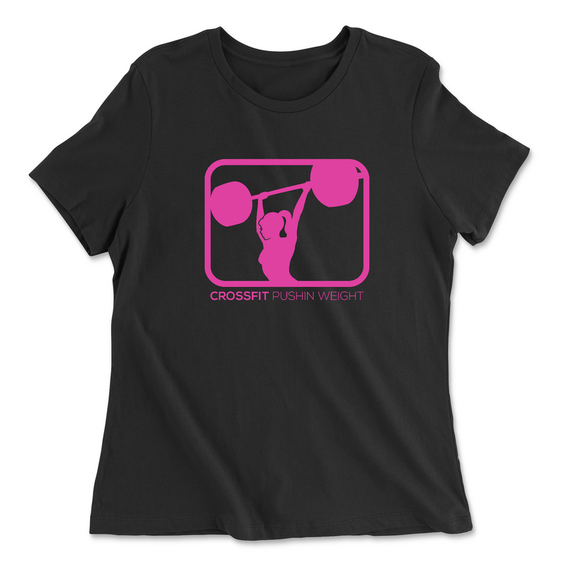 Womens 2X-Large BLACK Relaxed Jersey T-Shirt