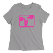 Womens 2X-Large SOLID_ATHETIC_GREY Relaxed Jersey T-Shirt
