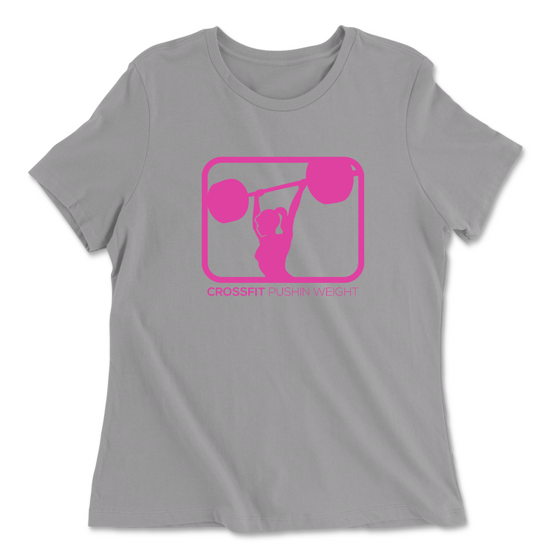 Womens 2X-Large SOLID_ATHETIC_GREY Relaxed Jersey T-Shirt