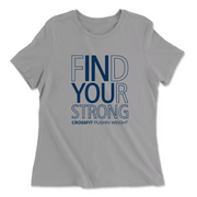 Womens 2X-Large SOLID_ATHETIC_GREY Relaxed Jersey T-Shirt