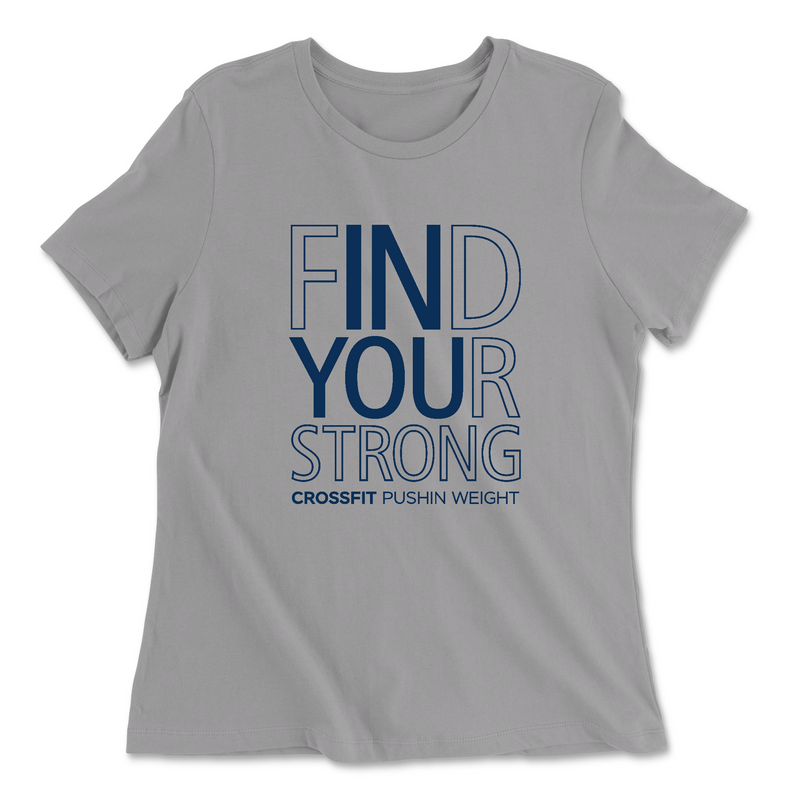 Womens 2X-Large SOLID_ATHETIC_GREY Relaxed Jersey T-Shirt