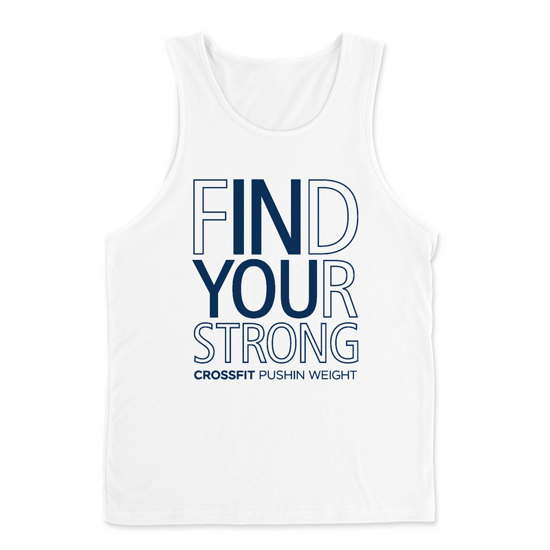 Mens 2X-Large WHITE Tank Top
