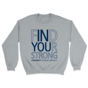 Mens 2X-Large GRAY_HEATHER Midweight Sweatshirt