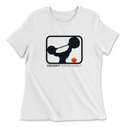 Womens 2X-Large WHITE Relaxed Jersey T-Shirt
