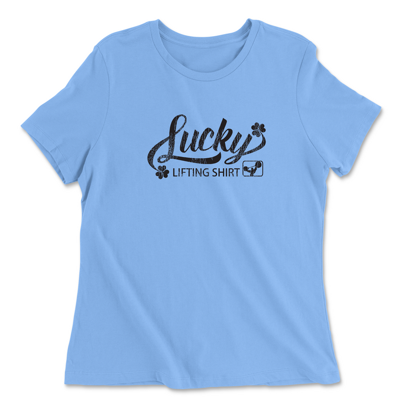 Womens 2X-Large CAROLINA_BLUE Relaxed Jersey T-Shirt