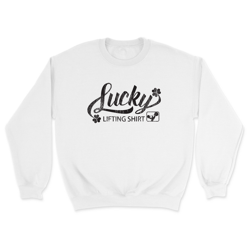 Mens 2X-Large WHITE Midweight Sweatshirt
