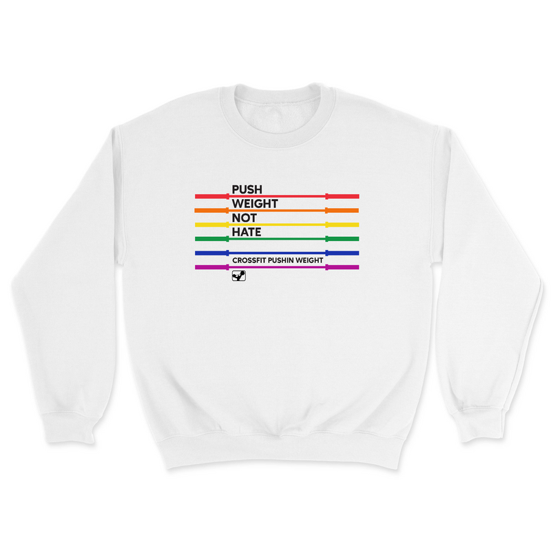 Mens 2X-Large WHITE Midweight Sweatshirt