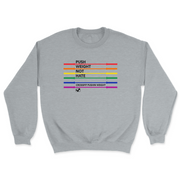 Mens 2X-Large GRAY_HEATHER Midweight Sweatshirt