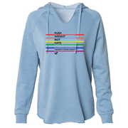Womens 2X-Large MISTY_BLUE Hoodie