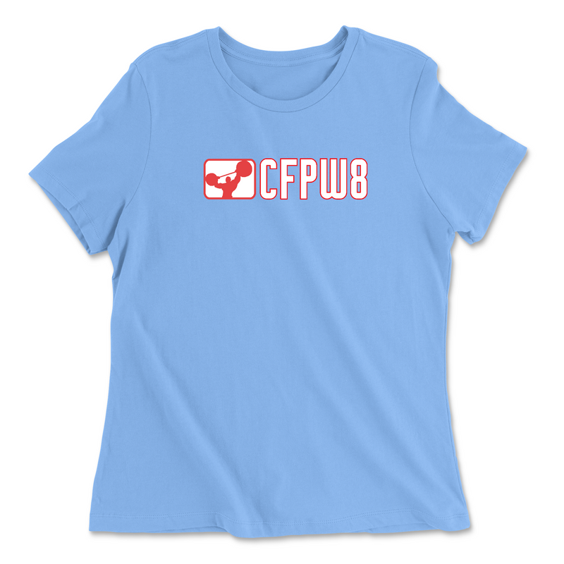 Womens 2X-Large CAROLINA_BLUE Relaxed Jersey T-Shirt
