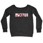 Womens 2X-Large BLACK CrewNeck