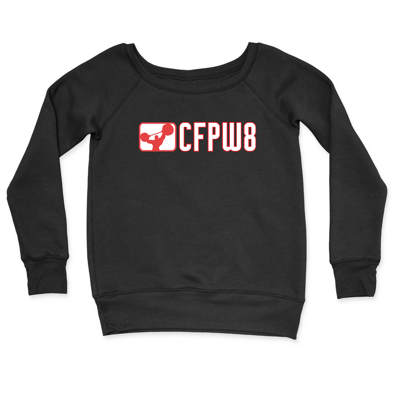 Womens 2X-Large BLACK CrewNeck