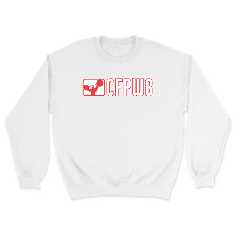 Mens 2X-Large WHITE Midweight Sweatshirt